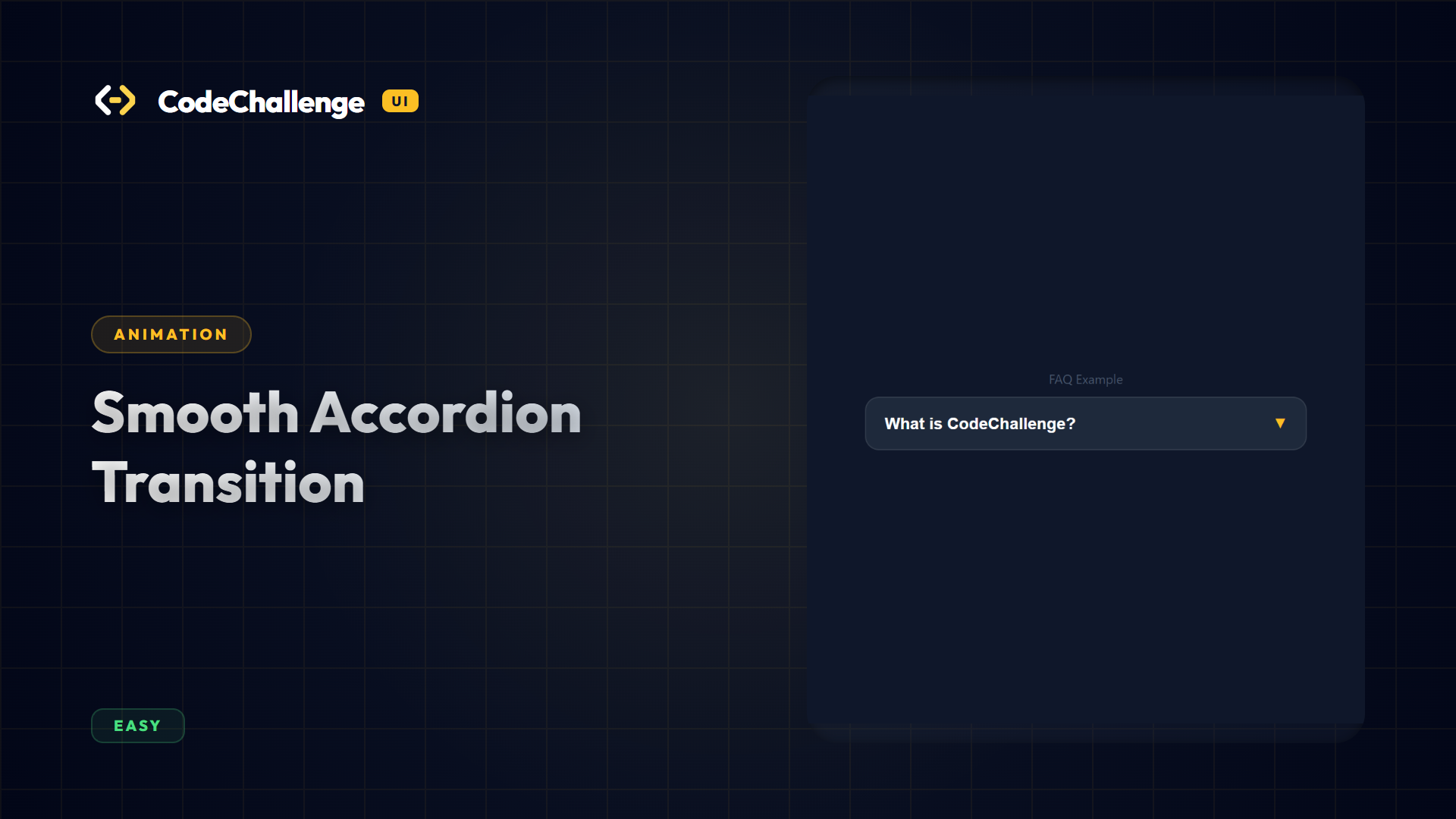 Smooth Accordion Transition