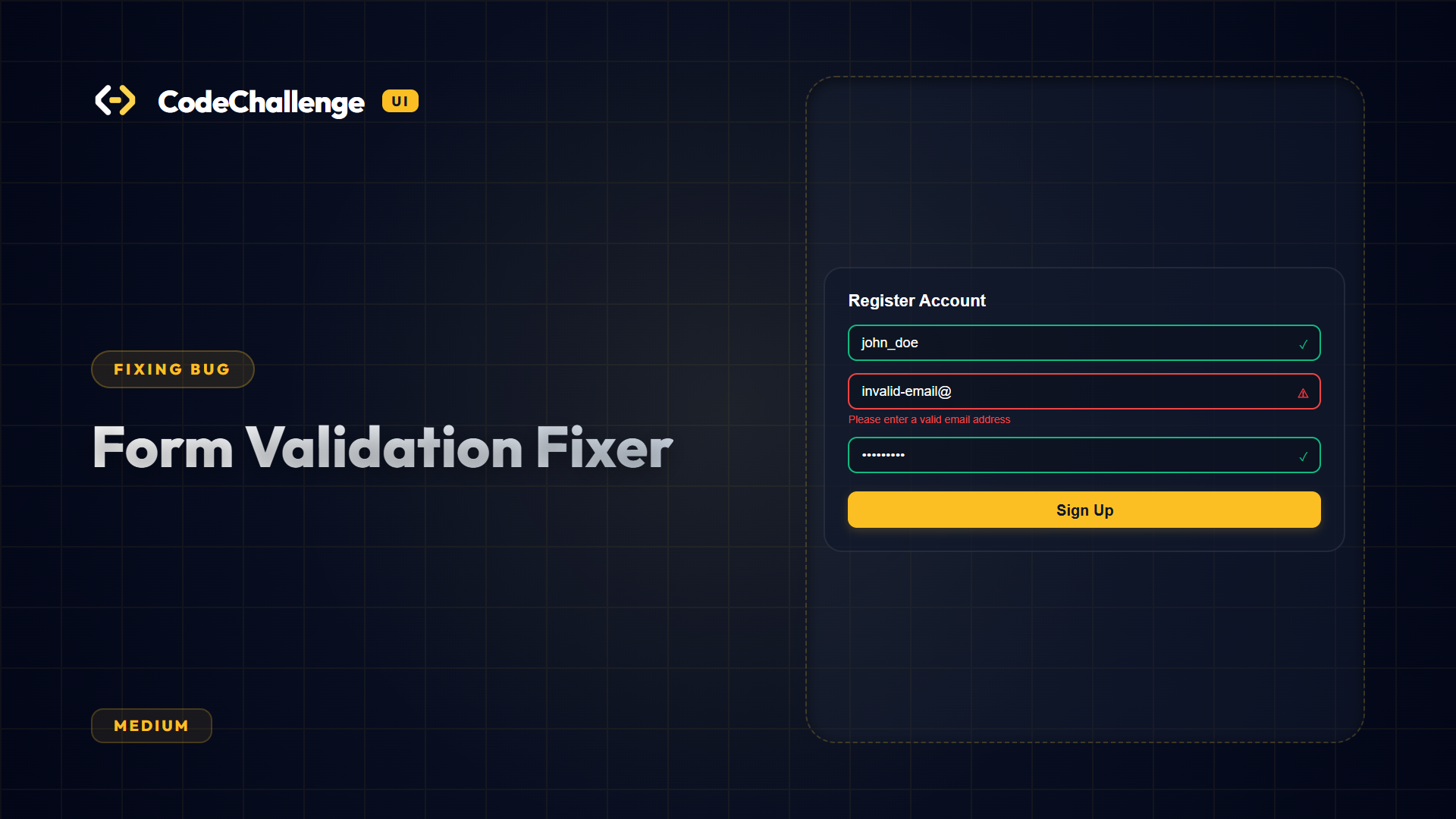 Form Validation Fixer