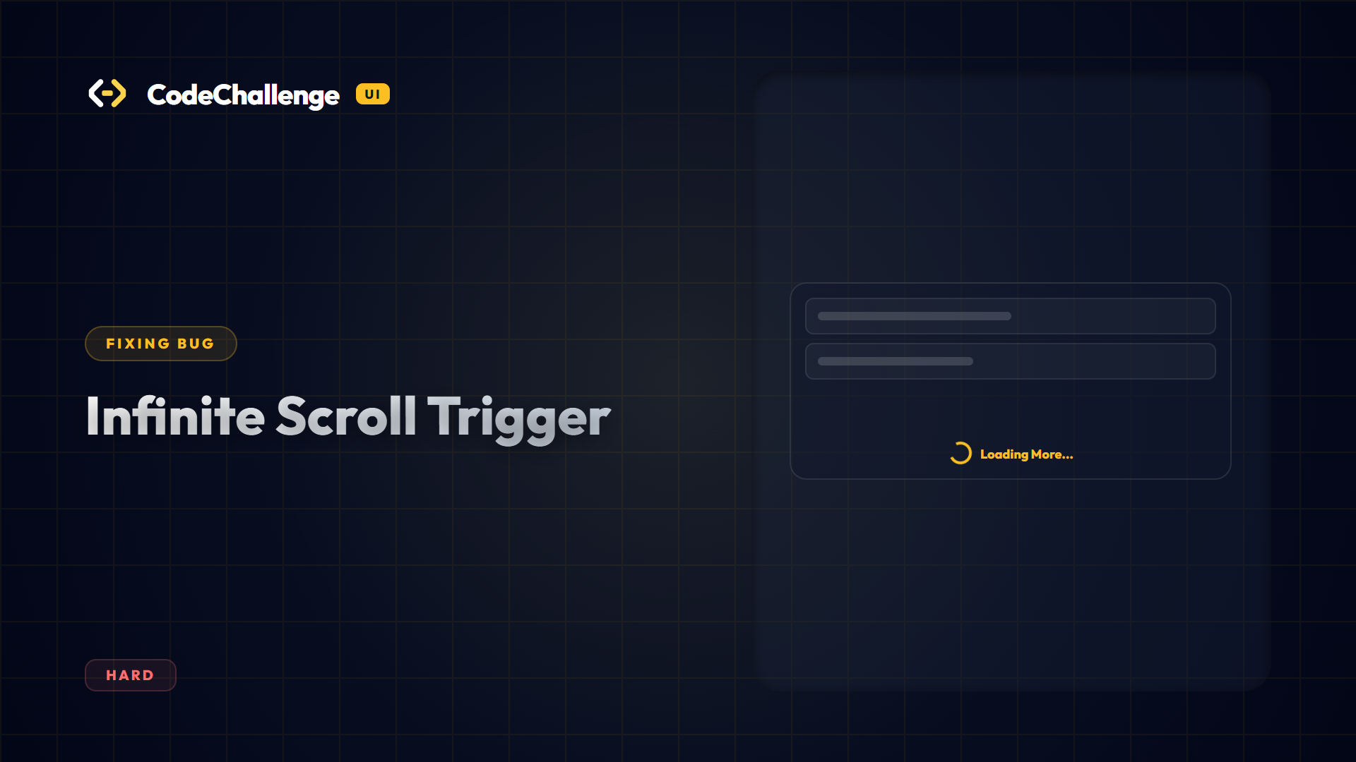 Infinite Scroll Trigger