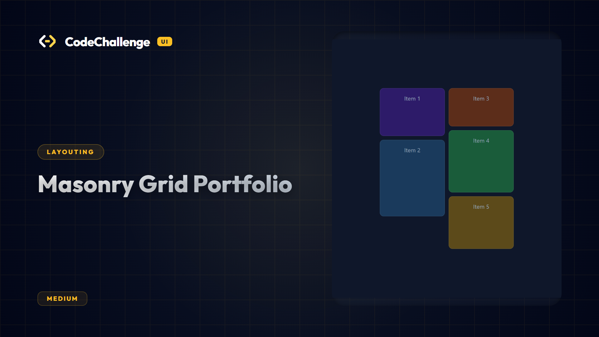 Masonry Grid Portfolio