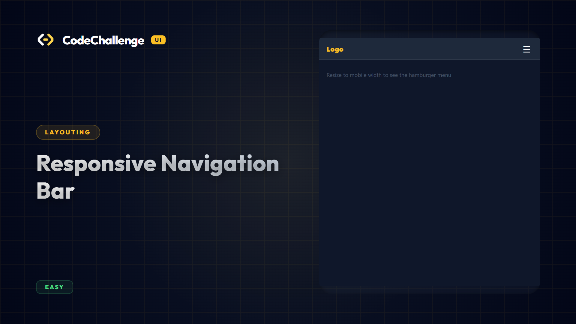 Responsive Navigation Bar