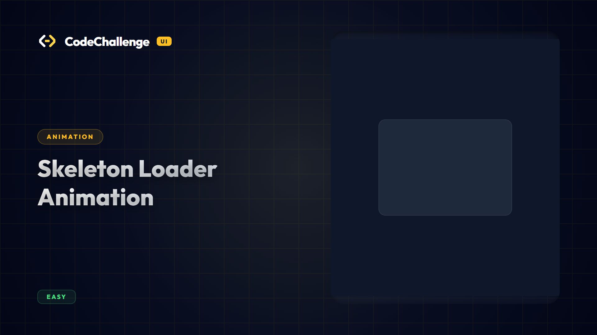 Skeleton Loader Animation