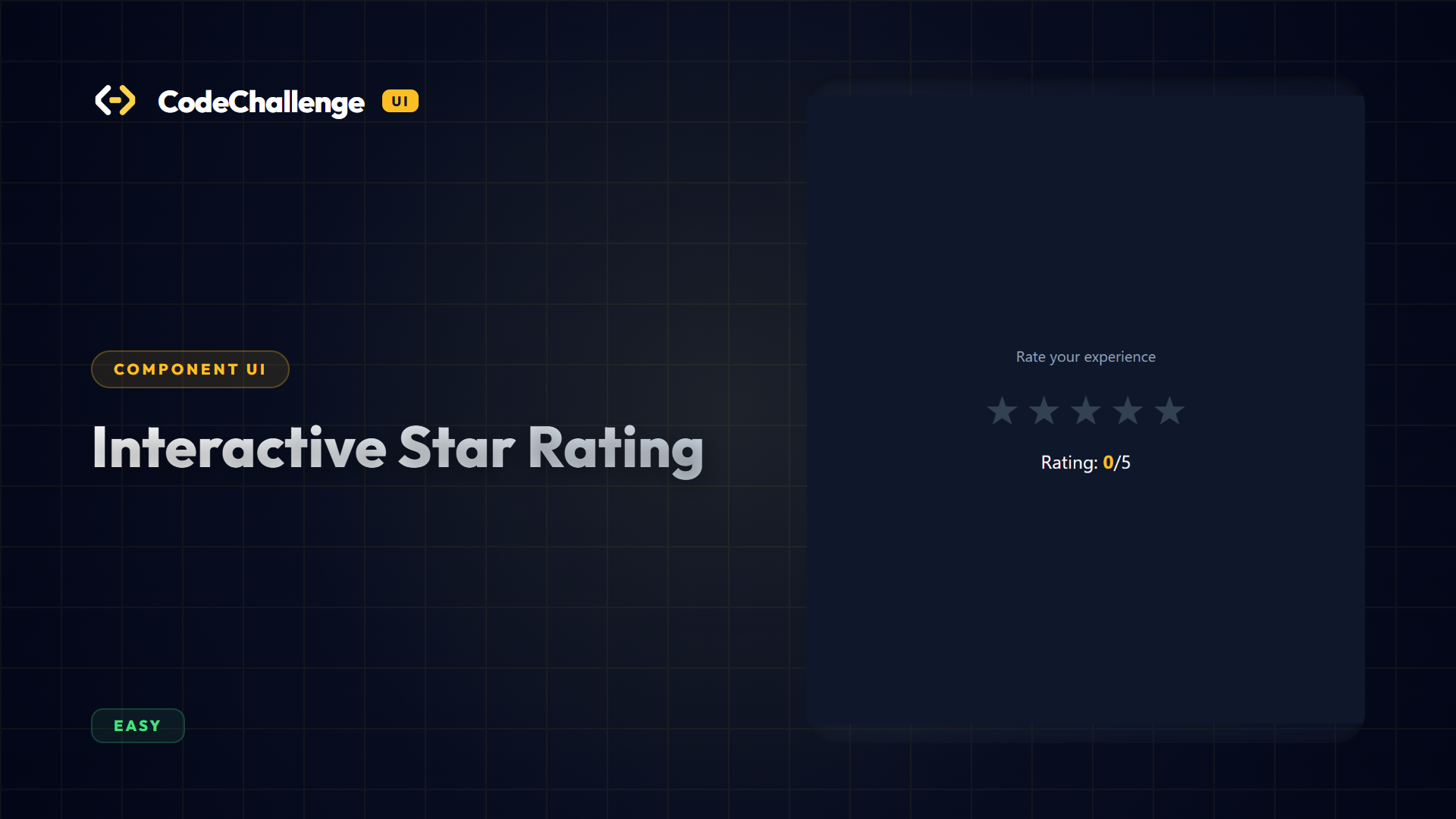 Interactive Star Rating