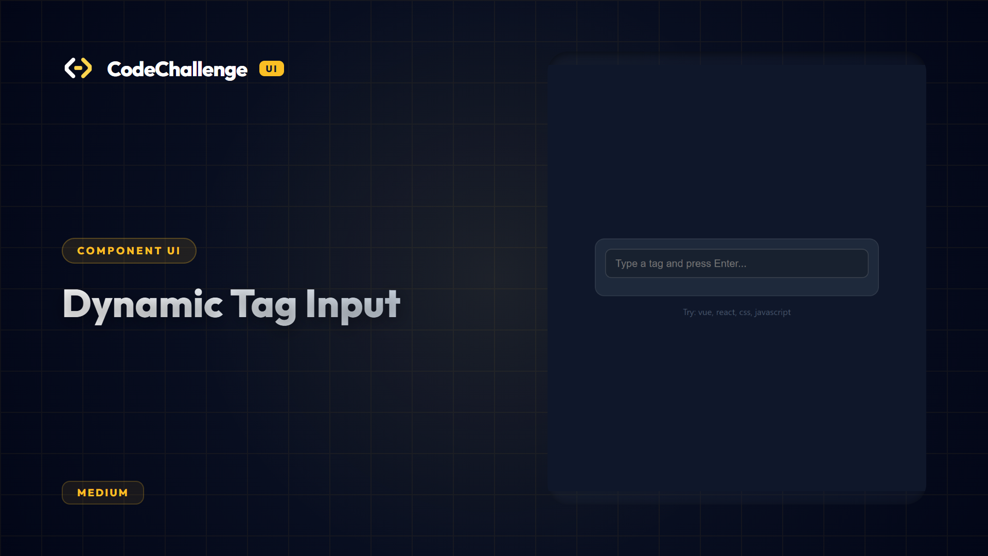 Dynamic Tag Input